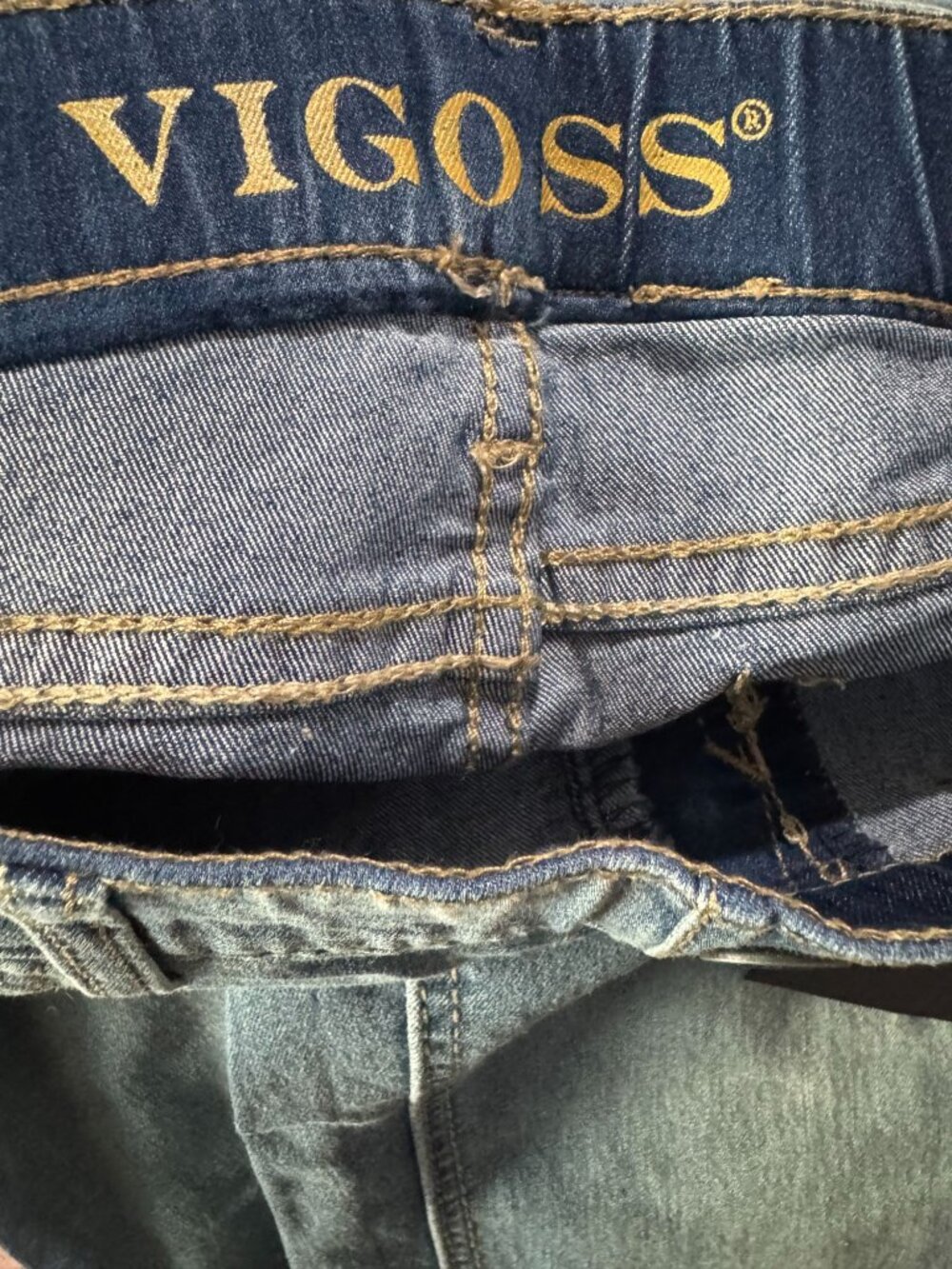 Vigoss Womens Stretch Denim Skinny Jeans With Pom-Pom Details Size 14 Medium Was - Picture 5 of 8
